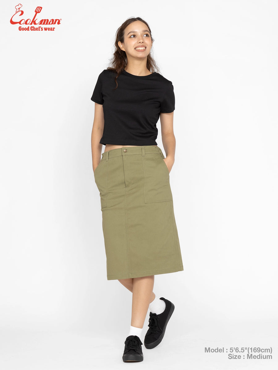 Baker's Skirt - Olive