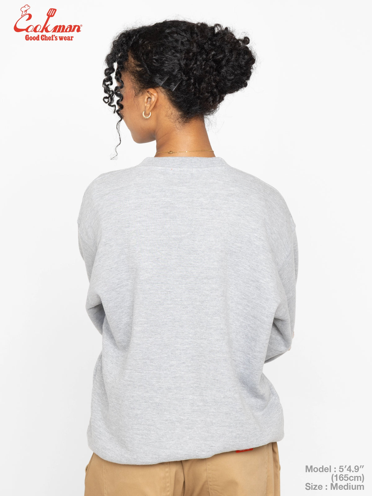 Sweat shirts - Arch Logo : Heather Gray