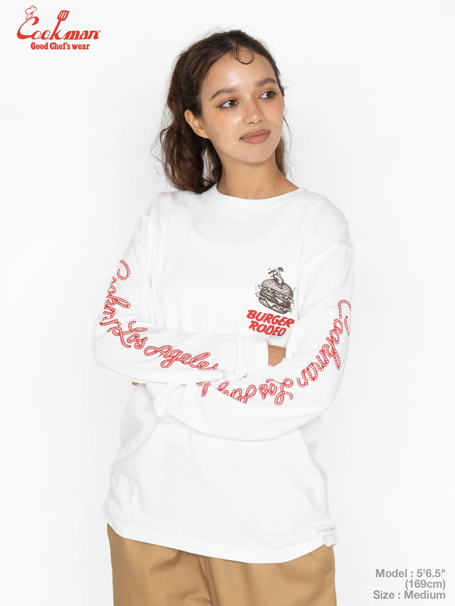 Long Sleeve Tees - Rodeo : White