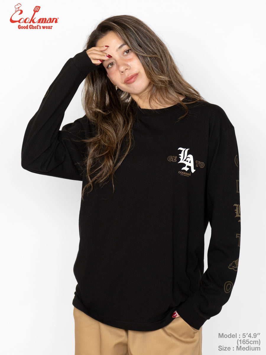 Long Sleeve Tees - Gelato : Black