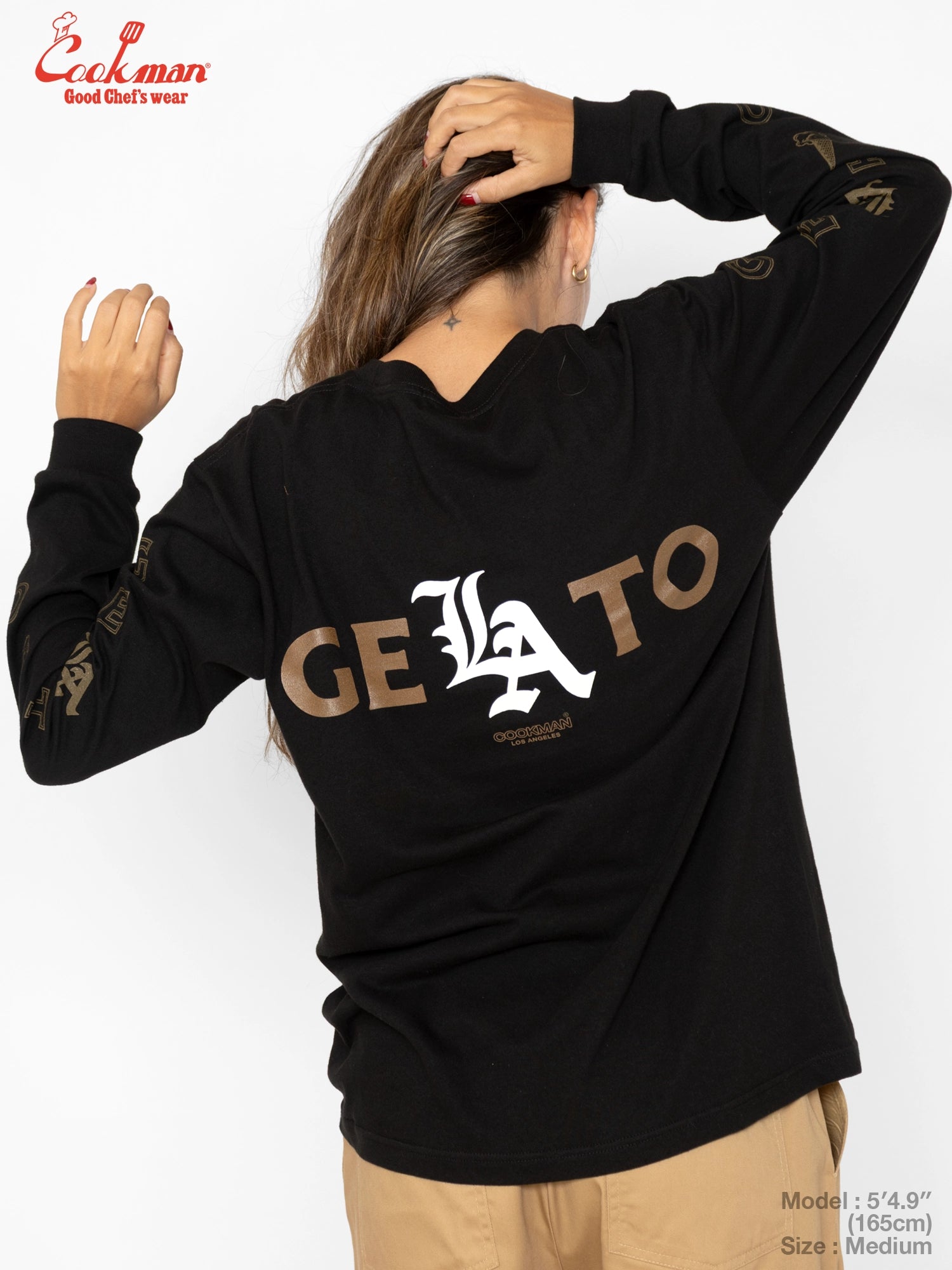 Long Sleeve Tees - Gelato : Black
