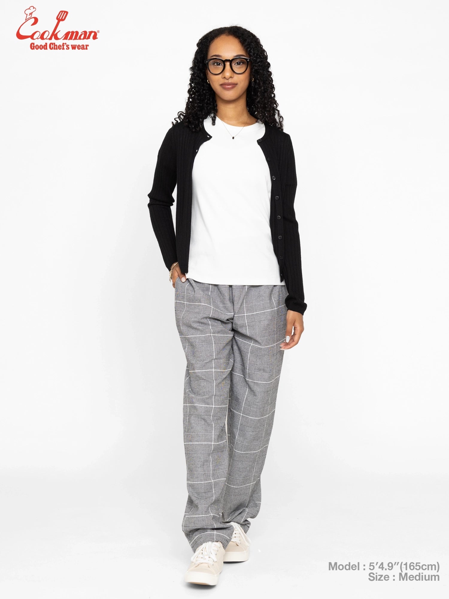 Chef Pants - Glen Check : Black