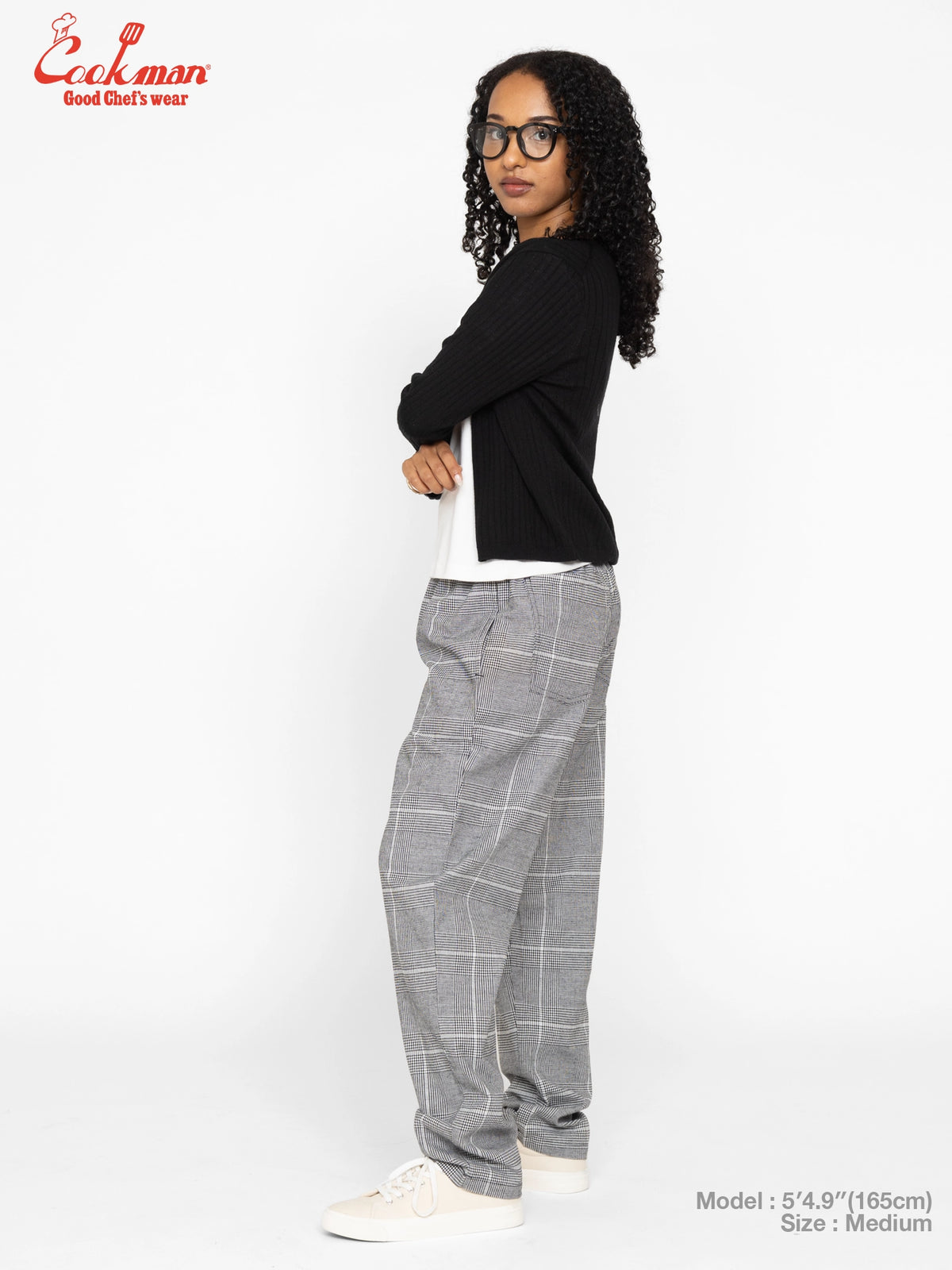Chef Pants - Glen Check : Black