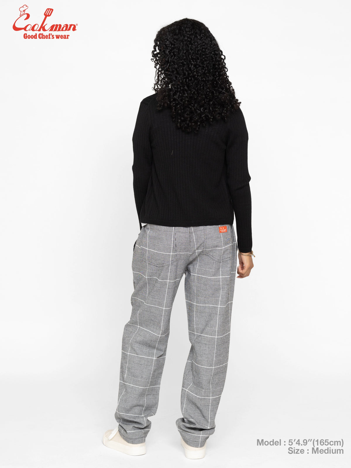 Chef Pants - Glen Check : Black