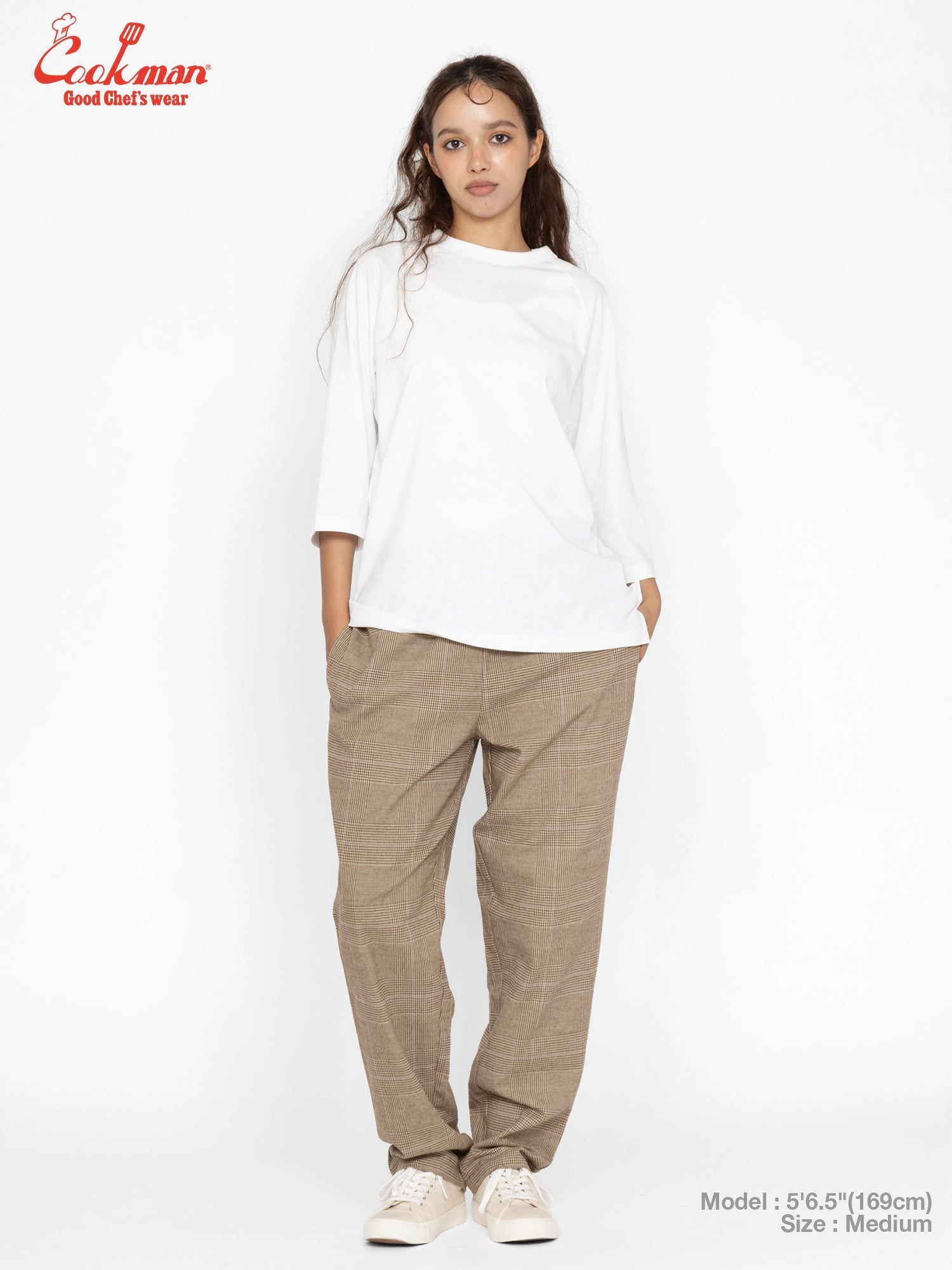 Chef Pants - Glen Check : Brown