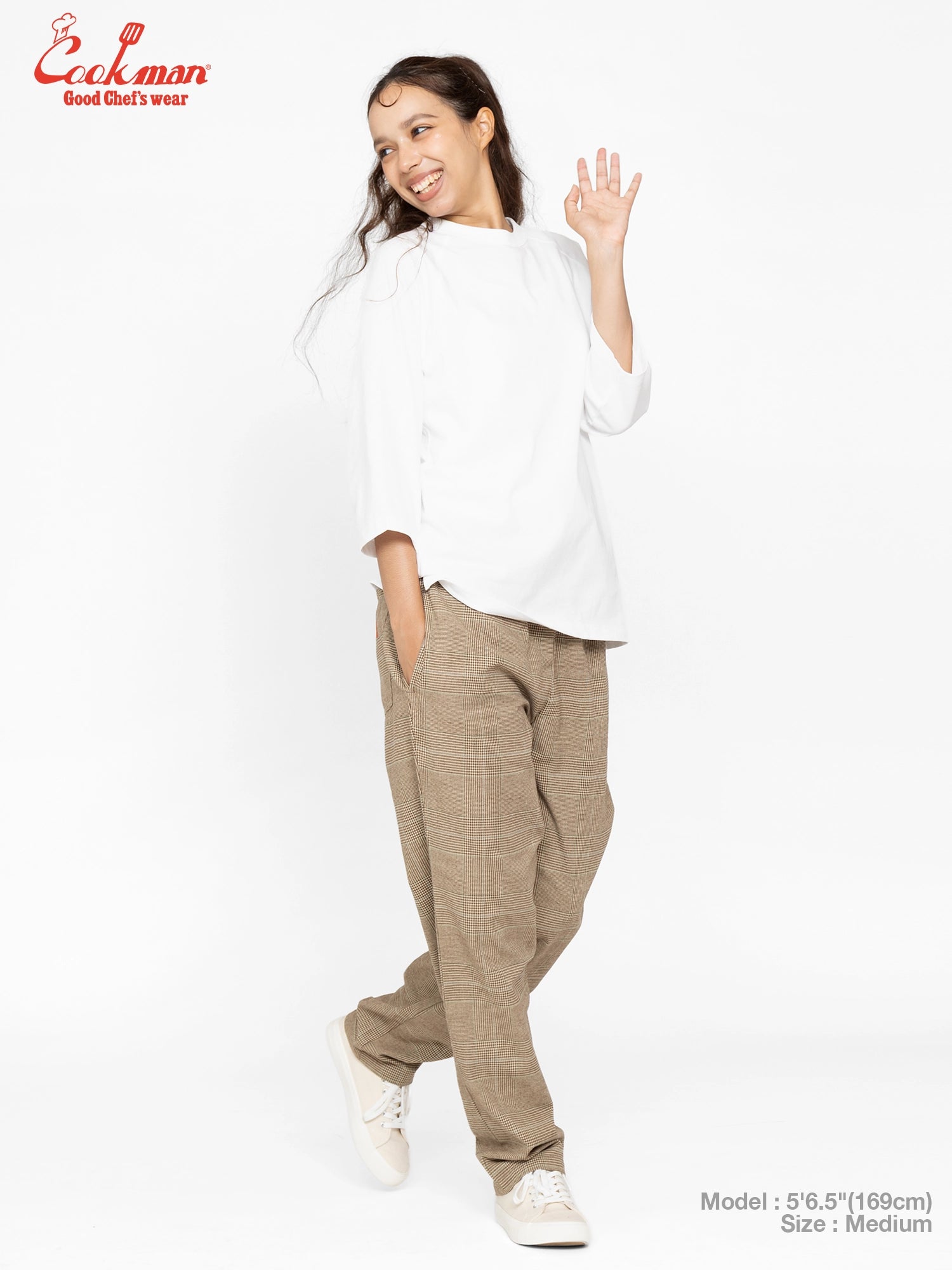 Chef Pants - Glen Check : Brown