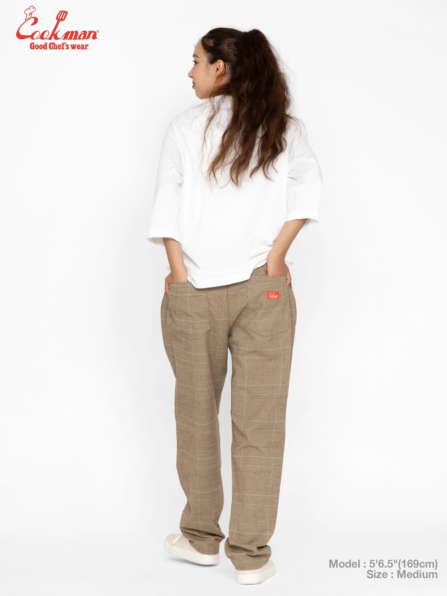 Chef Pants - Glen Check : Brown