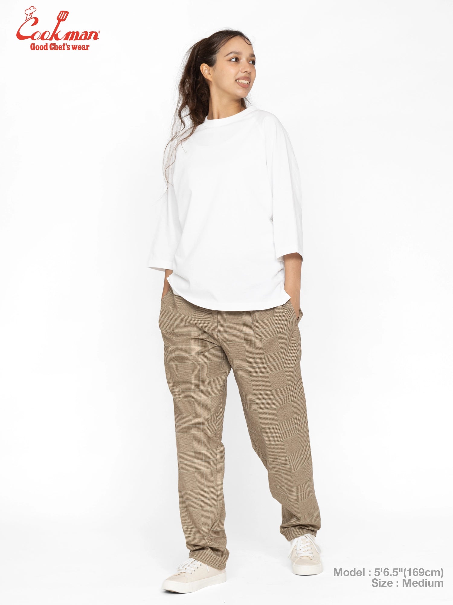 Chef Pants - Glen Check : Brown