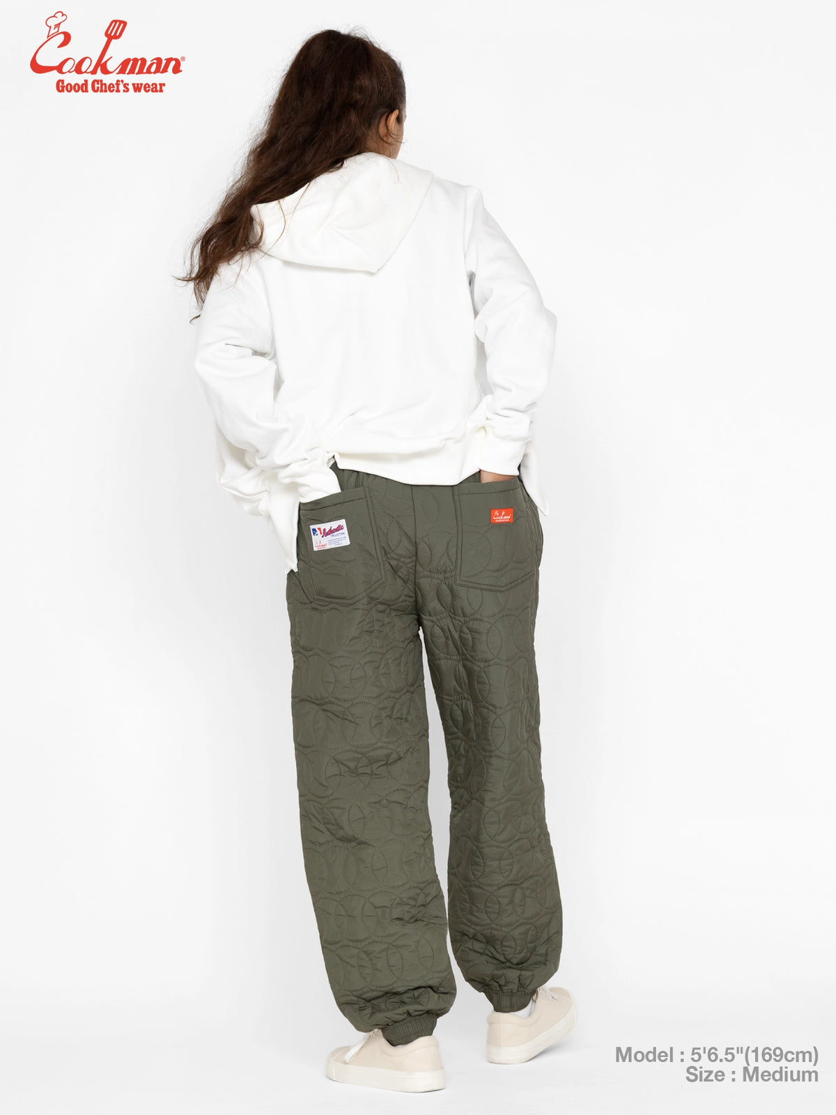 Chef Pants - Quilted Baseball : Olive