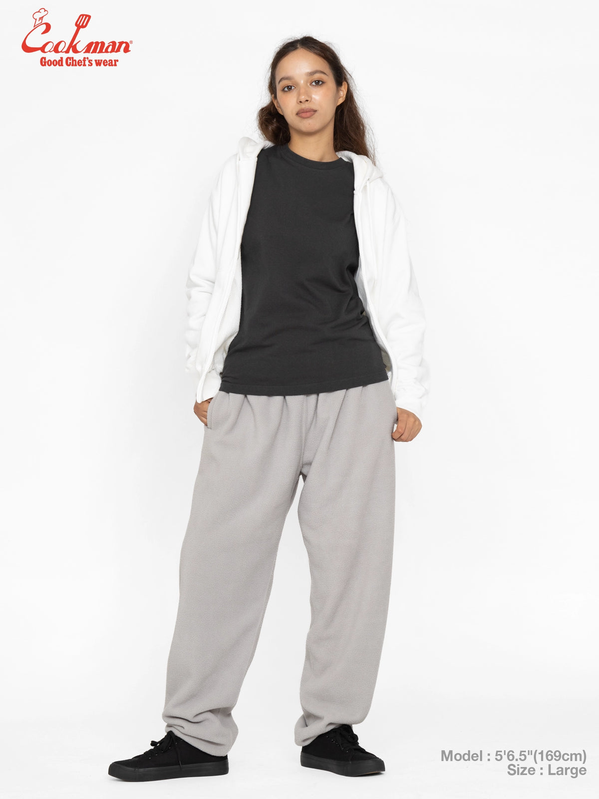 Chef Pants - Fleece : Light Gray