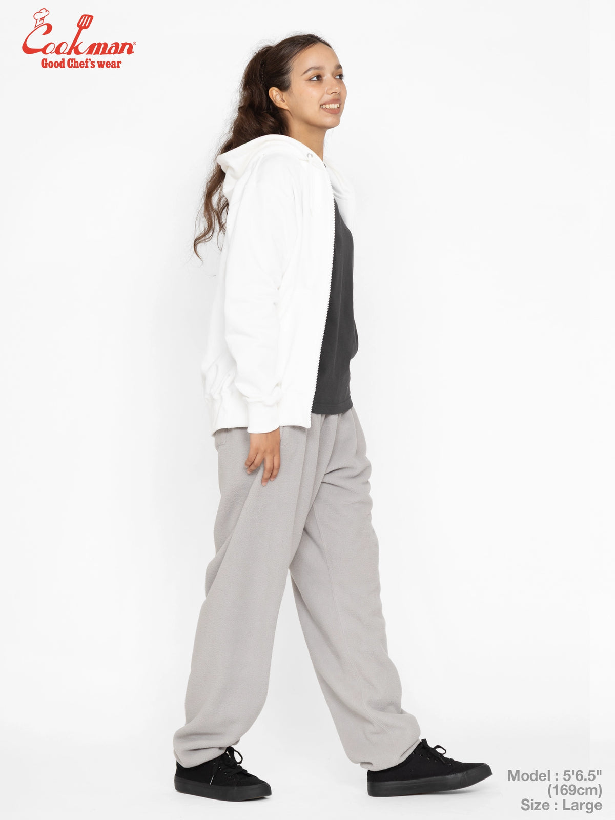 Chef Pants - Fleece : Light Gray