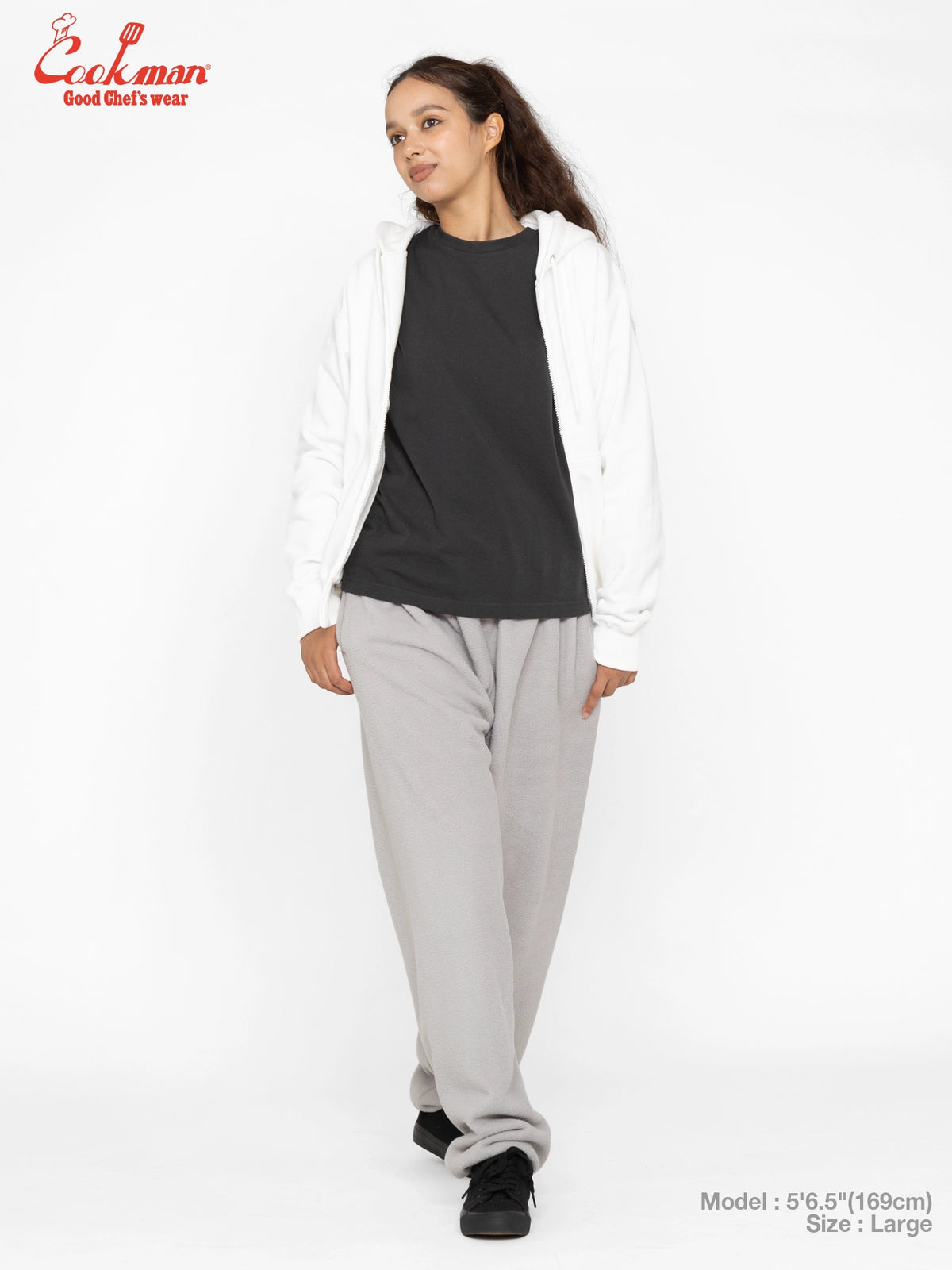 Chef Pants - Fleece : Light Gray