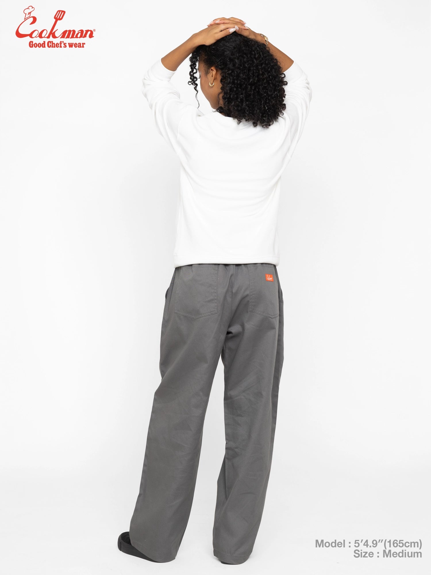 Chef Pants High-Wide - Charcoal Gray