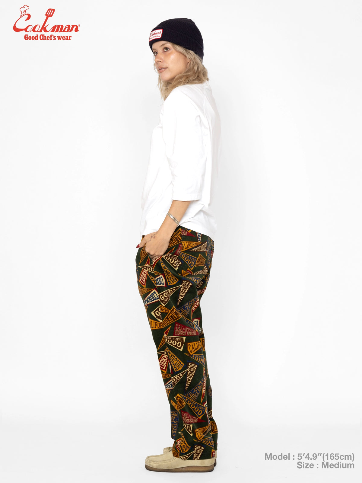 Chef Pants Semiwide - Corduroy : Pennant Green