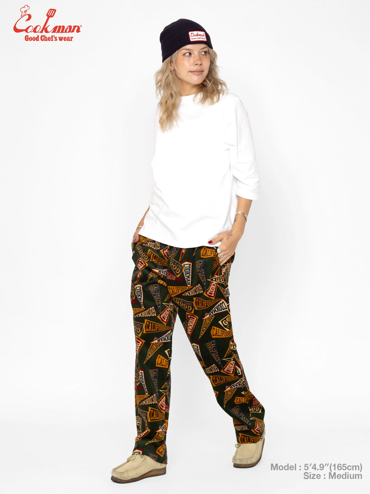 Chef Pants Semiwide - Corduroy : Pennant Green