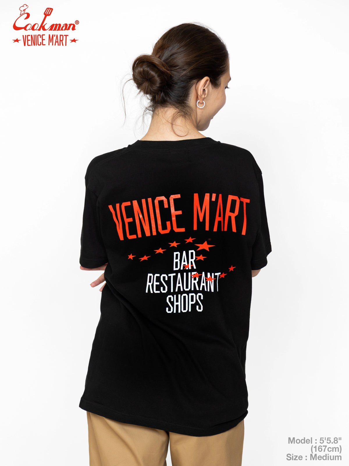 Tees - VENICE M'Art Stars : Black