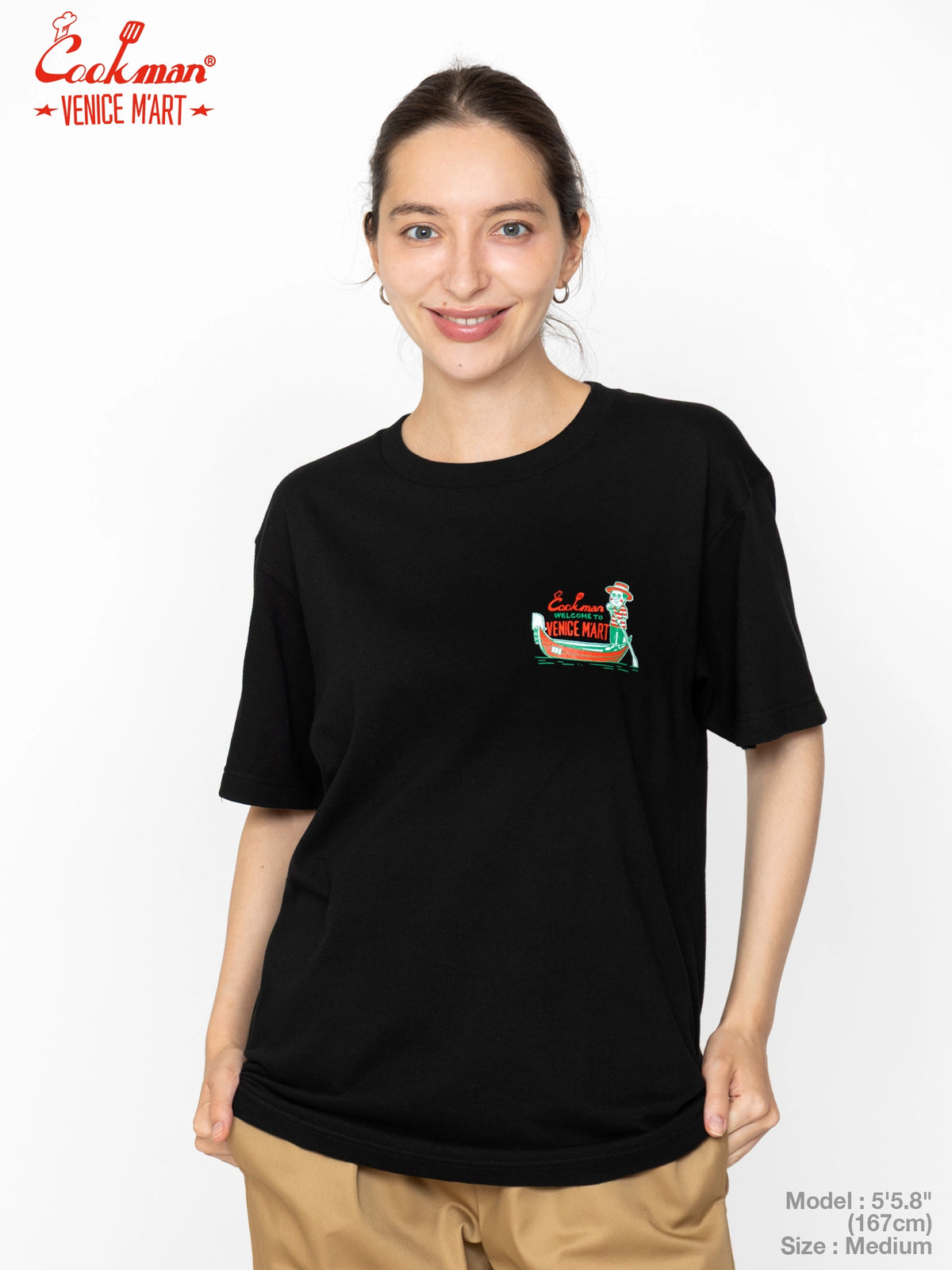 Tees - VENICE M'Art TM Paint Venice Map : Black