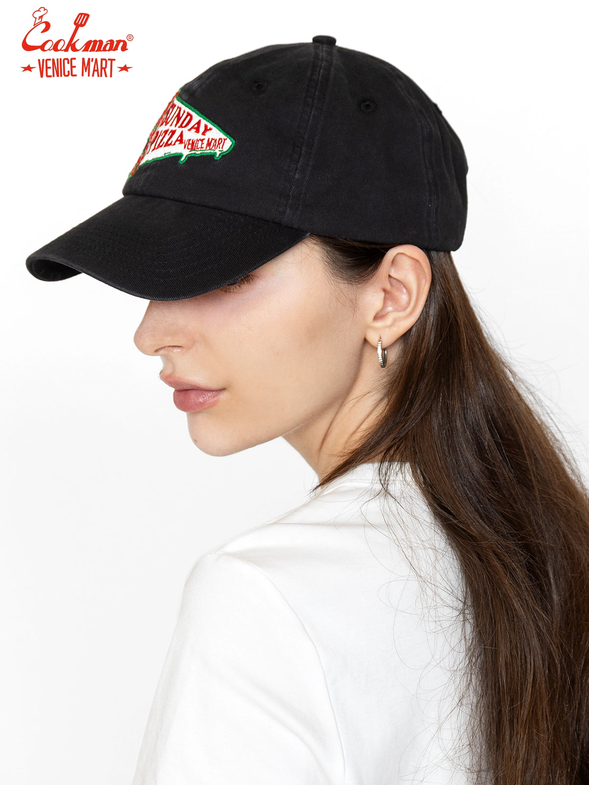 Cap - VENICE M'Art Embroidery : Black