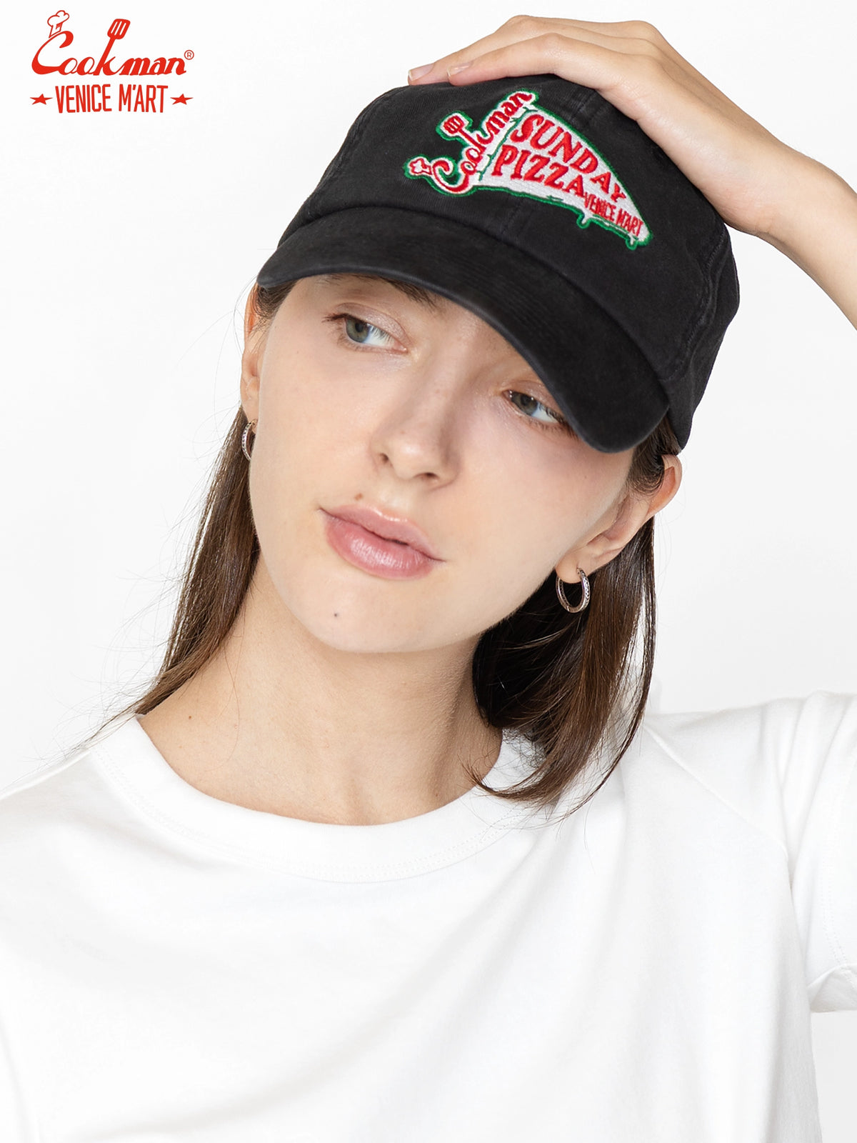 Cap - VENICE M'Art Embroidery : Black