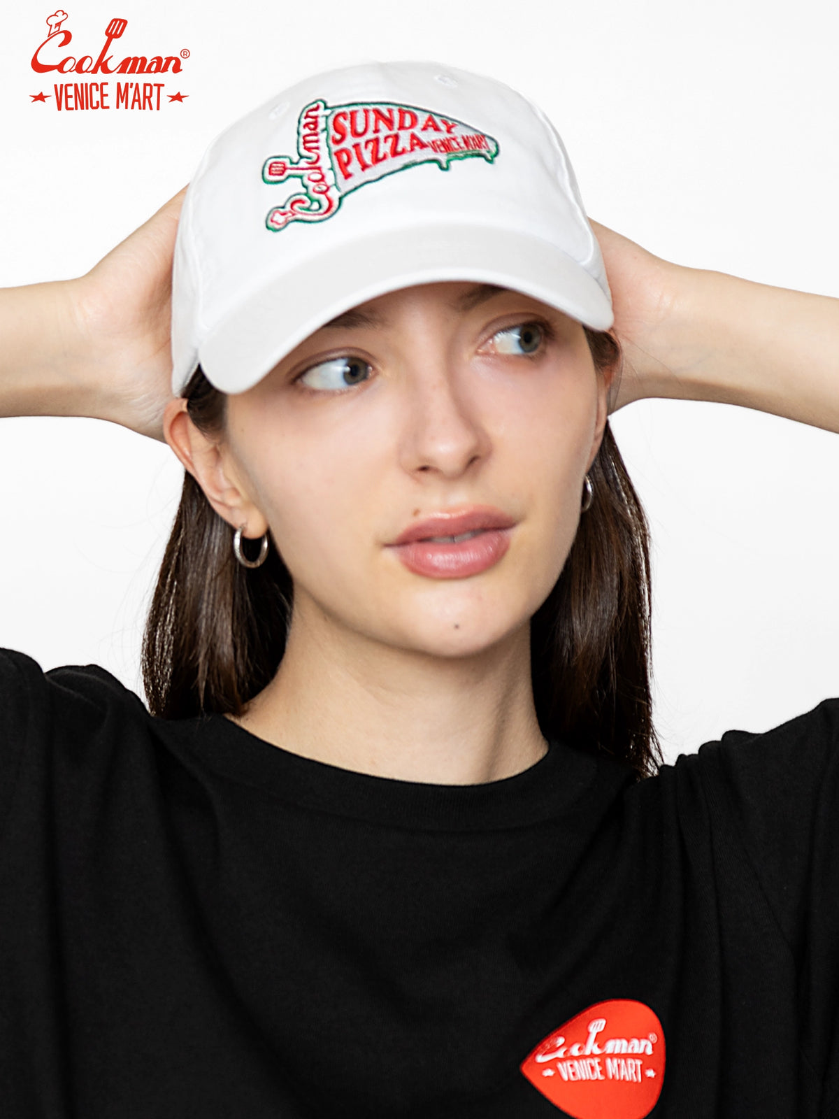 Cap - VENICE M'Art Embroidery : White