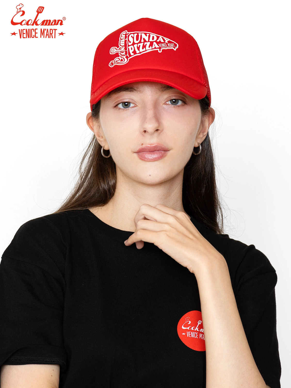 Cap - VENICE M'Art Trucker : Red