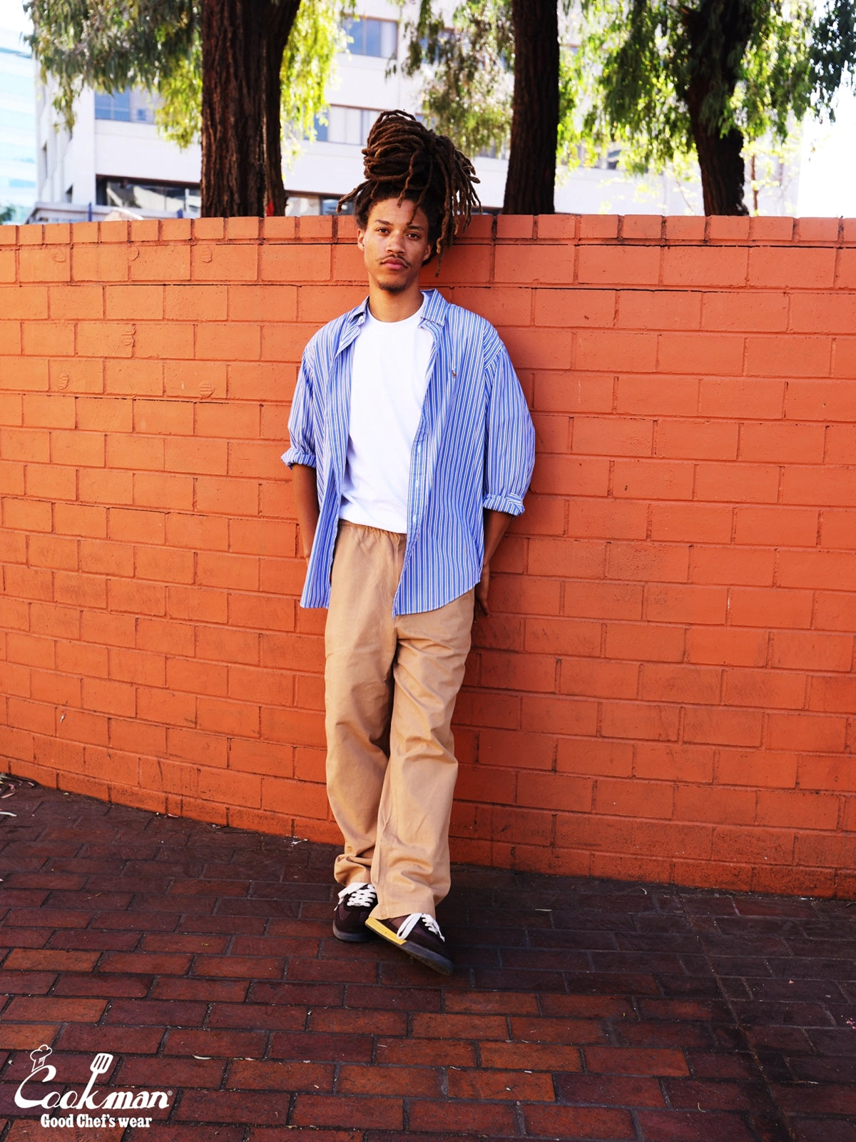 Heritage Wide Pants Heavy Twill - Beige