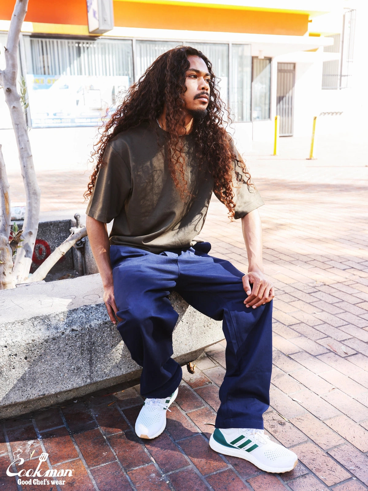 Heritage Wide Pants Heavy Twill - Navy