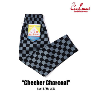 Cookman Chef Pants - Checker : Charcoal