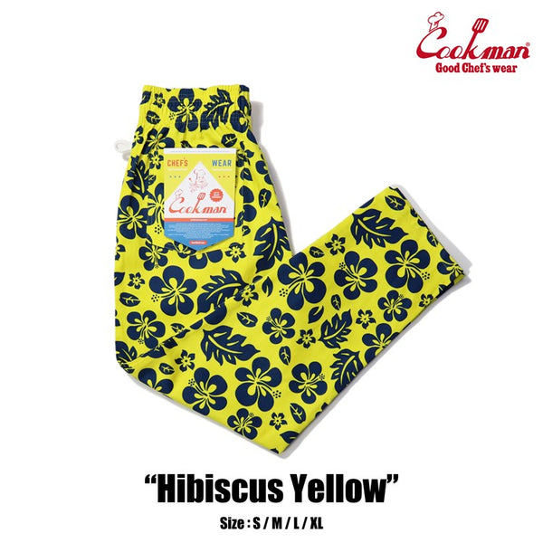 Cookman Chef Pants - Hibiscus : Yellow