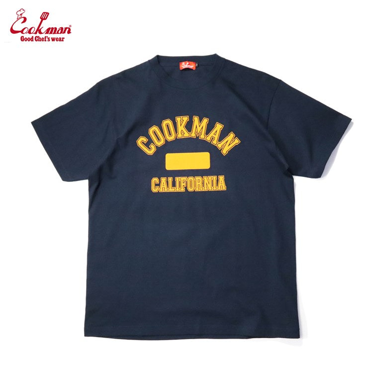 Cookman T-shirts - Flock Team Logo : Navy