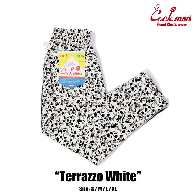 Cookman Chef Pants - Terrazzo : White