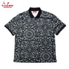 Cookman Polo Shirts - Paisley : Black