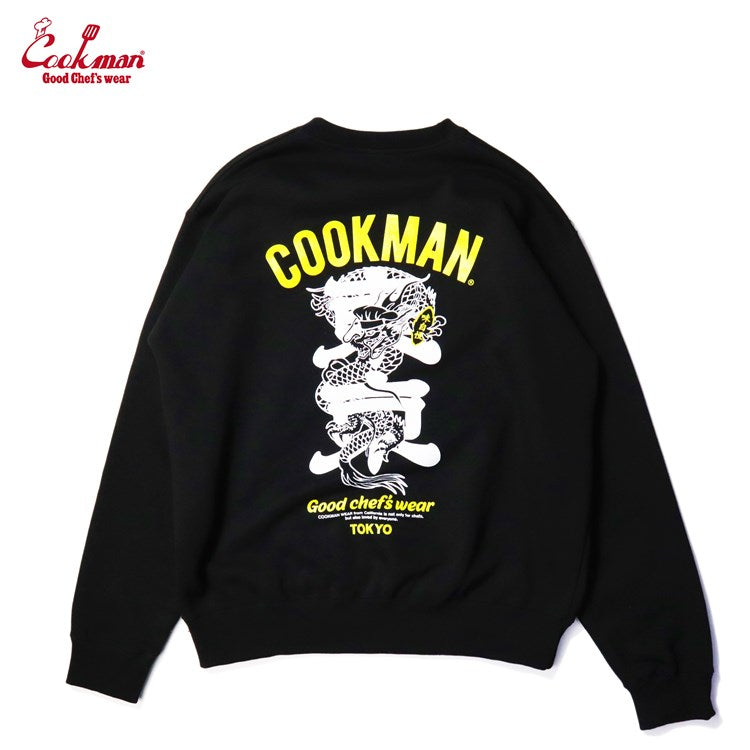 Cookman Sweat shirts - Tokyo Dragon : Black