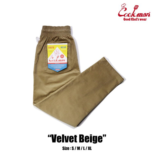 Cookman Chef Pants - Velvet : Beige