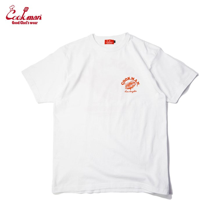 Cookman Tees - Hamburger : White