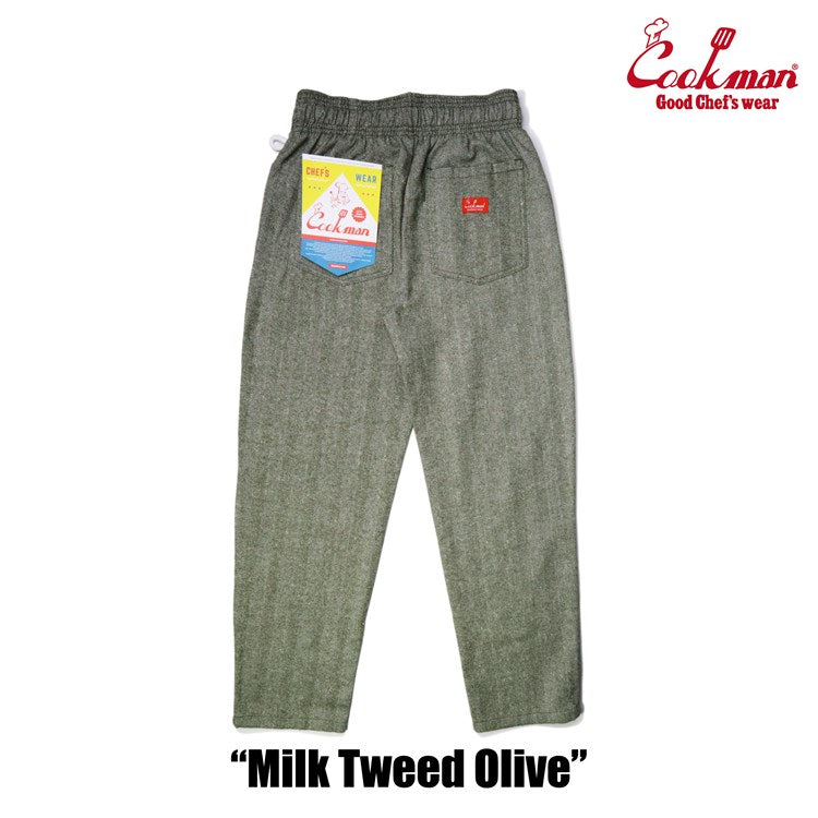 Cookman Chef Pants - Milk Tweed : Olive