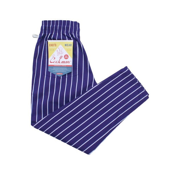 Cookman Chef Pants - Stripe : Purple
