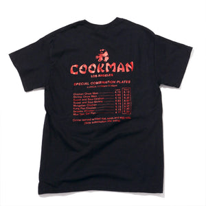 Cookman Tees - Chinese menu : Black
