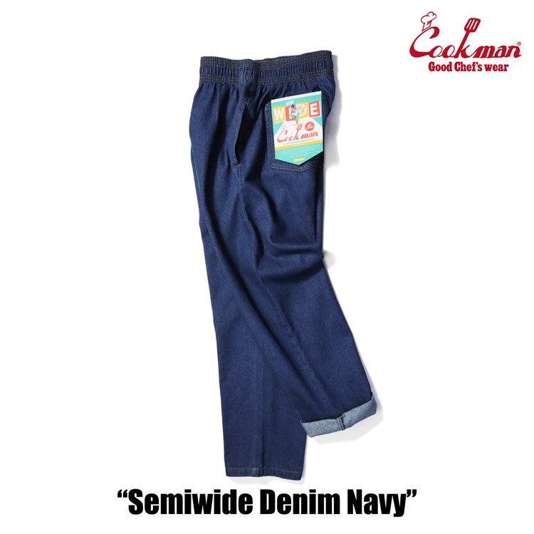 Chef Pants Semiwide- Denim : Navy
