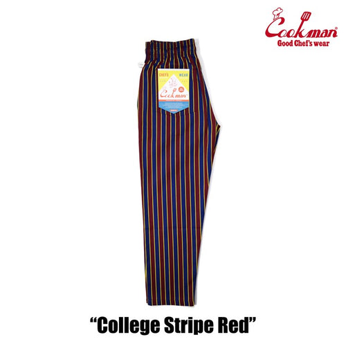 Cookman Chef Pants - College Stripe Red – Cookman USA