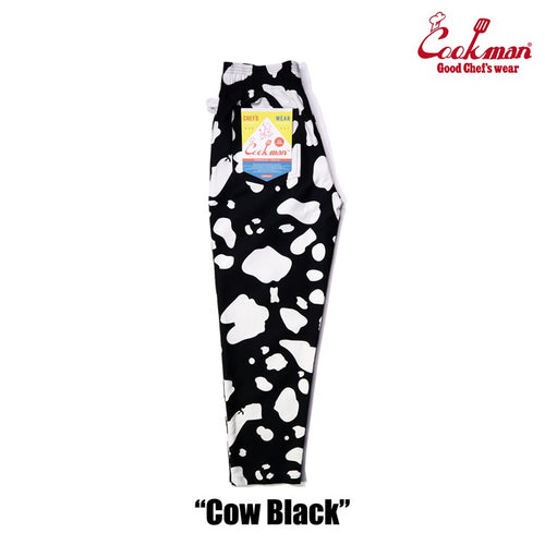 Cookman Cow Print Black & White Chef Pants