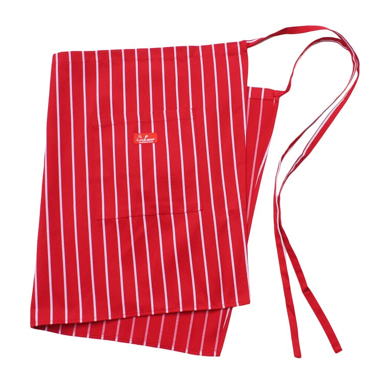 Cookman Waist Apron - Stripe : Red