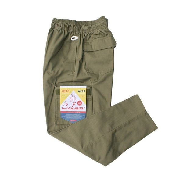 Cookman Chef Pants Cargo - Ripstop : Olive