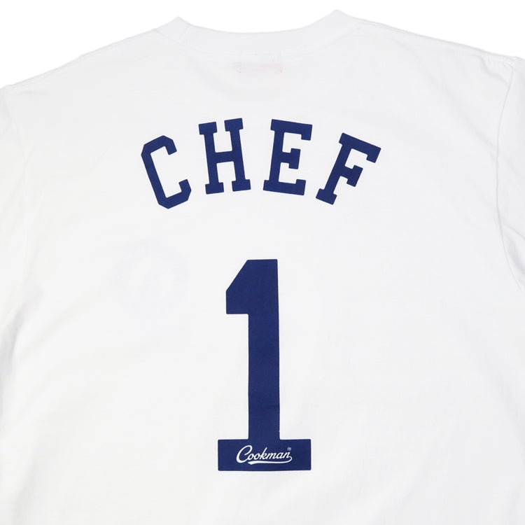 Cookman Tees - No.1 Chef : White