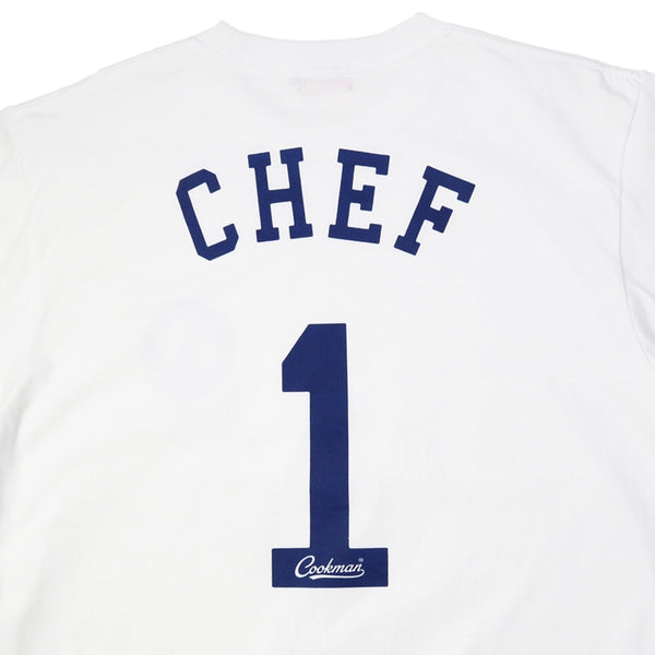 Cookman T-shirts - No.1 Chef : White
