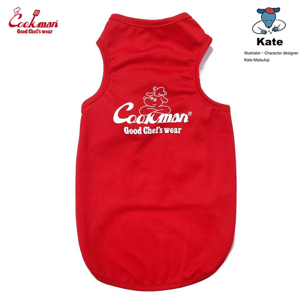 Cookman Dog T-shirts - Kate Tasty logo : Red