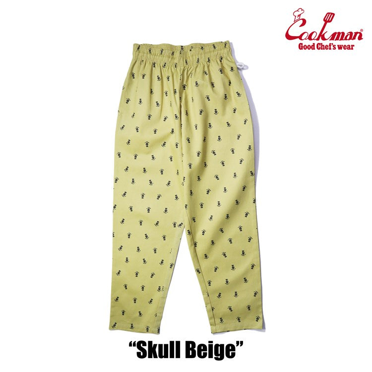 Cookman Chef Pants - Skull : Beige