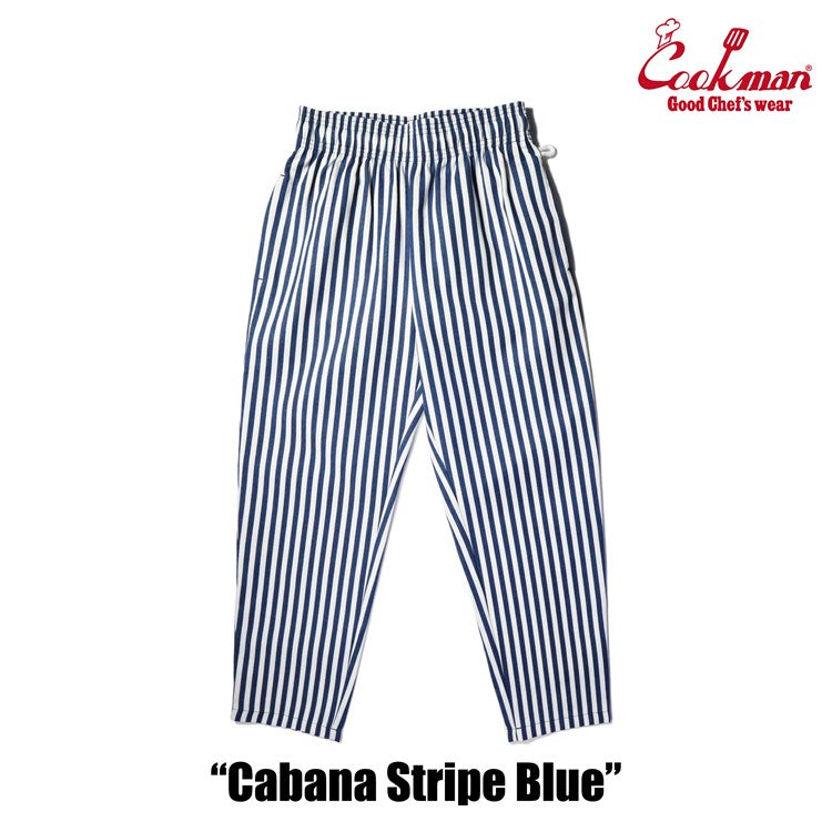 Cookman Chef Pants - Cabana Stripe : Blue