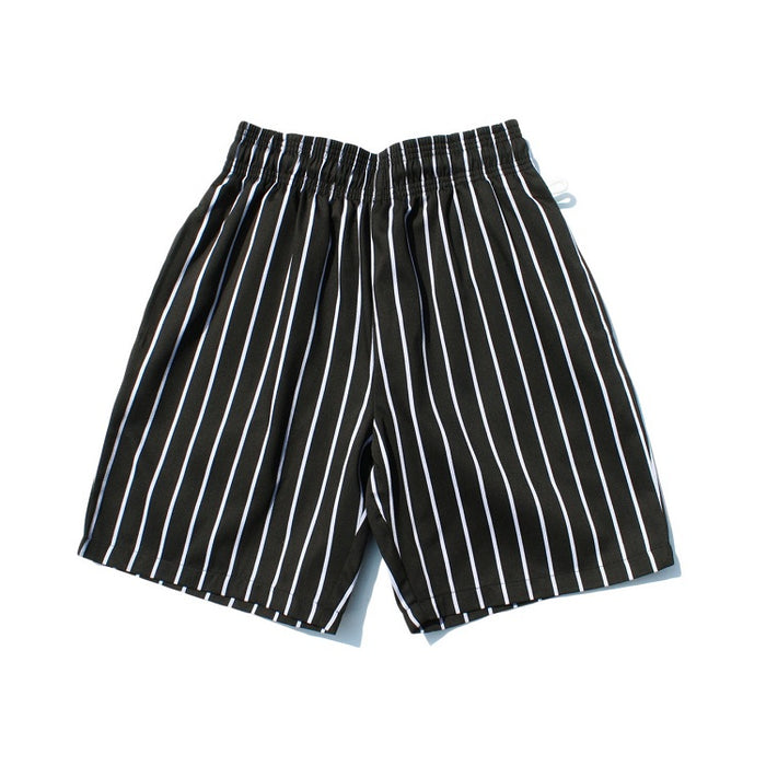 Chef Short Pants Front Pocket - Paisley : Black