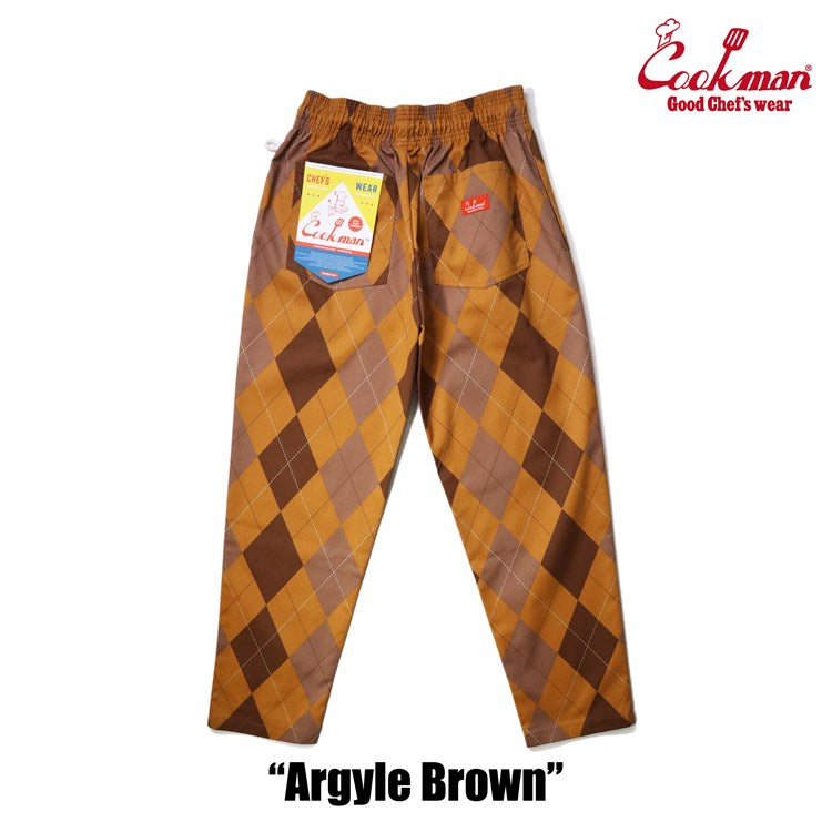 Cookman Chef Pants - Argyle Brown